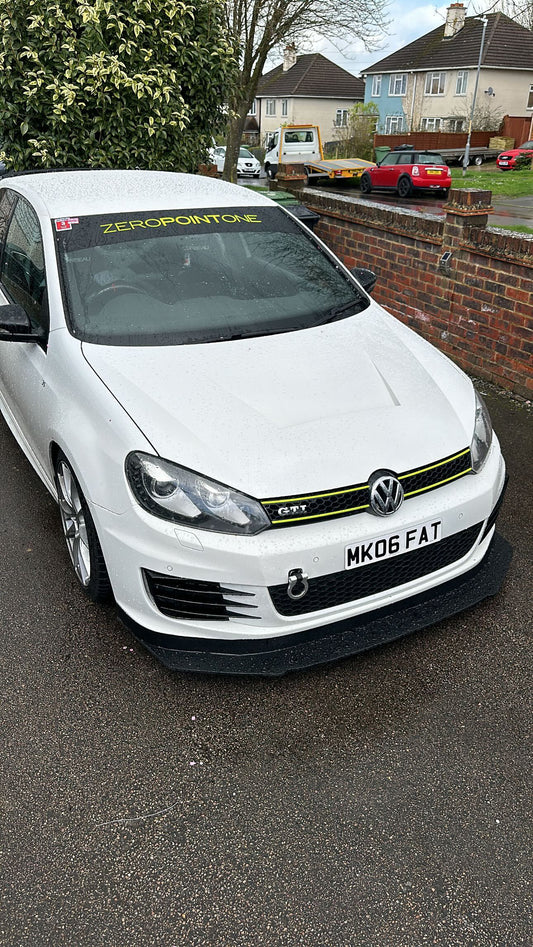 VW Mk6 Golf Gti chassis mount splitter