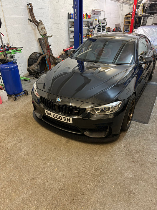 BMW F82 M4 Chassis Mounted Splitter